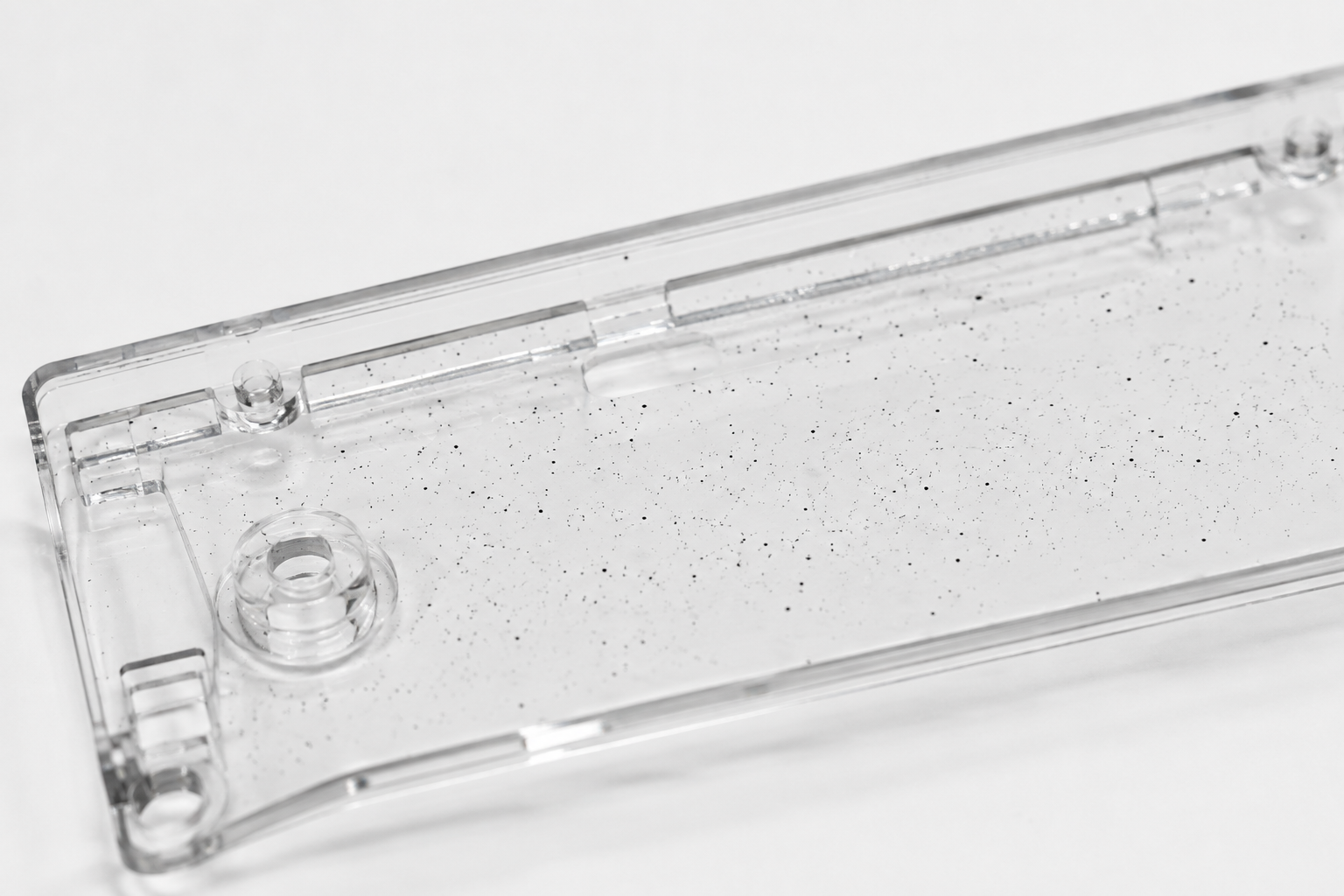 Black specks contaminating a moulded part